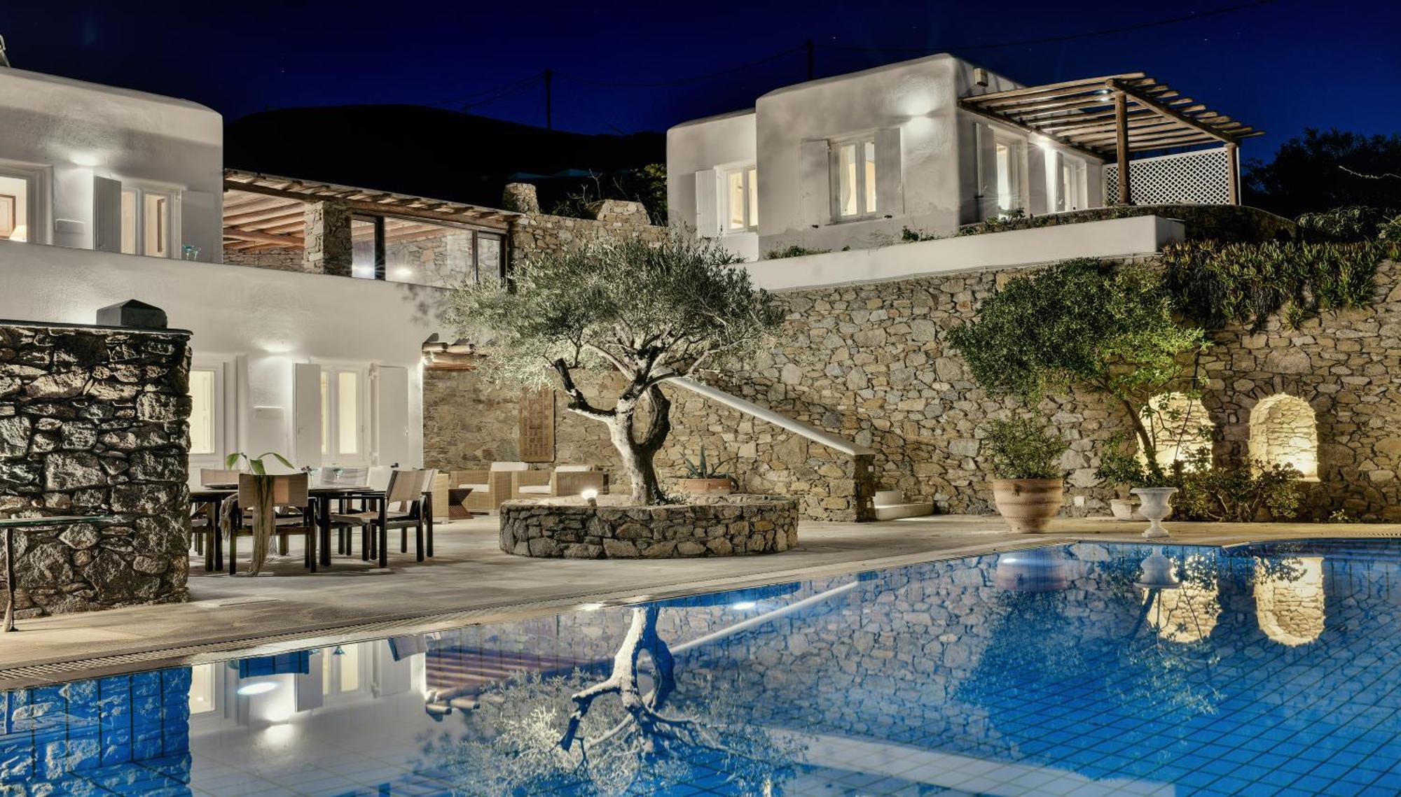 Villa Galaxy Ftelia Beach Exterior foto